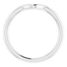 Charger l'image dans la galerie, Sterling Silver Band for 9x6 mm Pear Ring

