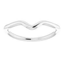 Charger l'image dans la galerie, Sterling Silver Band for 9x6 mm Pear Ring
