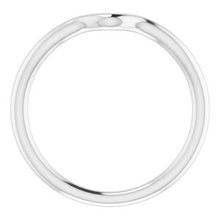 Charger l'image dans la galerie, Sterling Silver Band for 8x6 mm Pear Ring
