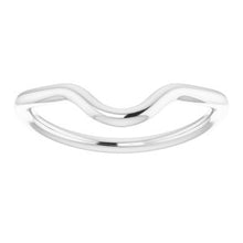 Charger l'image dans la galerie, Sterling Silver Band for 16x12 mm Oval Ring
