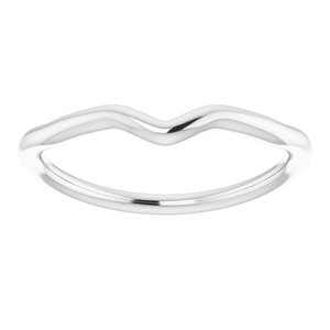 Sterling Silver Band for 8x5 mm Pear Ring