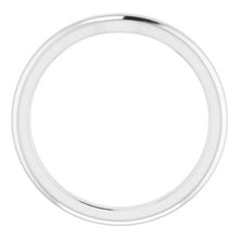 Charger l&#39;image dans la galerie, Sterling Silver Band for 12 mm Round Ring

