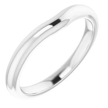 Charger l&#39;image dans la galerie, Sterling Silver Band for 12 mm Cushion Ring
