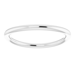 Sterling Silver Band for 7 mm Round Ring