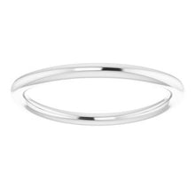 Charger l'image dans la galerie, Sterling Silver Band for 7.4 mm Round Ring
