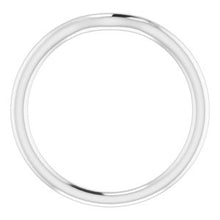Charger l'image dans la galerie, Sterling Silver Band for 9.4 mm Round Ring
