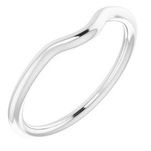 Charger l'image dans la galerie, Sterling Silver Band for 12 mm Round Ring
