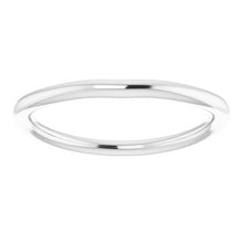 Charger l&#39;image dans la galerie, Sterling Silver Band for 10x8 mm Oval Ring
