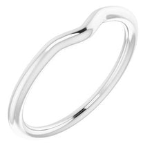 Charger l'image dans la galerie, Sterling Silver Band for 9 mm Cushion Ring
