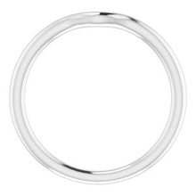Charger l'image dans la galerie, Sterling Silver Band for 9 mm Cushion Ring
