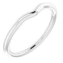 Charger l&#39;image dans la galerie, Sterling Silver Band for 8 mm Cushion Ring
