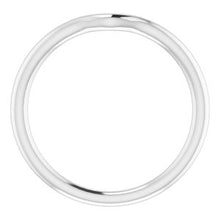 Charger l'image dans la galerie, Sterling Silver Band for 12 mm Cushion Ring
