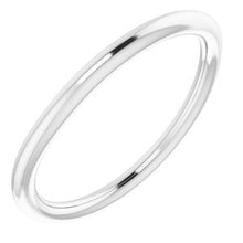 Charger l'image dans la galerie, Sterling Silver Band for 9x7 mm Emerald Ring
