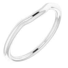 Charger l'image dans la galerie, Sterling Silver Band for 11x9 mm Emerald Ring

