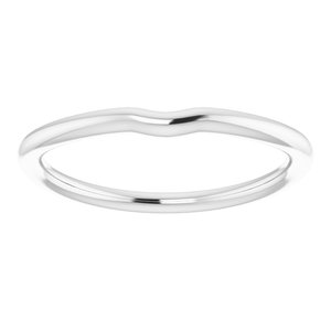 Sterling Silver Band for 9x4.5 mm Marquise Ring