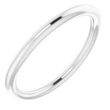 Charger l&#39;image dans la galerie, Sterling Silver Band for 7 mm Square Ring
