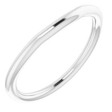 Charger l'image dans la galerie, Sterling Silver Band for 10 mm Square Ring
