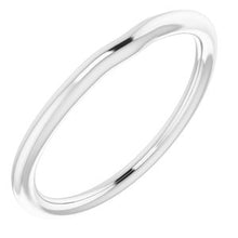 Charger l'image dans la galerie, Sterling Silver Band for 7x5 mm Pear Ring
