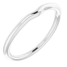 Charger l'image dans la galerie, Sterling Silver Band for 8x5 mm Pear Ring
