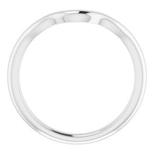 Charger l'image dans la galerie, Sterling Silver Band for 7x5 mm Oval Ring
