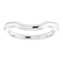 Load image into Gallery viewer, Sterling Silver Band for 8 mm Cushion Ring
