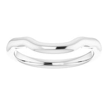 Load image into Gallery viewer, Sterling Silver Band for 9 mm Cushion Ring
