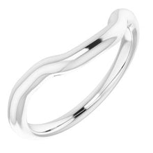 Charger l'image dans la galerie, Sterling Silver Band for 11 mm Cushion Ring
