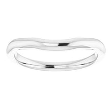 Charger l'image dans la galerie, Sterling Silver Band for 6 mm Asscher Ring
