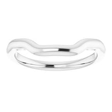 Load image into Gallery viewer, Sterling Silver Band for 10 mm Asscher Ring
