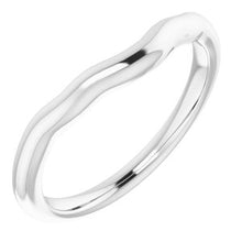 Charger l'image dans la galerie, Sterling Silver Band for 6x4 mm Emerald Ring
