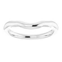 Load image into Gallery viewer, Sterling Silver Band for 7x5 mm Emerald Ring
