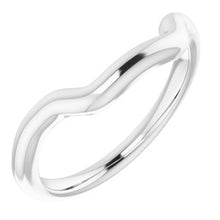 Load image into Gallery viewer, Sterling Silver Band for 10 mm Square Ring
