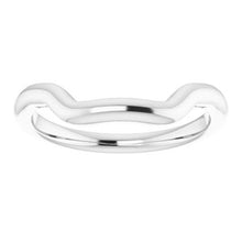 Load image into Gallery viewer, Sterling Silver Band for 10 mm Square Ring
