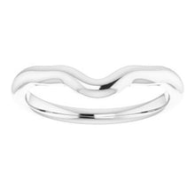 Charger l'image dans la galerie, Sterling Silver Band for 9x4.5 mm Marquise Ring
