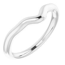 Charger l'image dans la galerie, Sterling Silver Band for 8x5 mm Pear Ring
