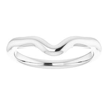 Load image into Gallery viewer, Sterling Silver Band for 9x6 mm Pear Ring

