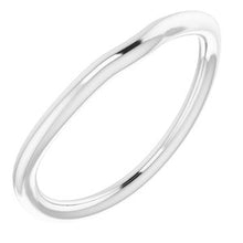 Charger l'image dans la galerie, Sterling Silver Band for 5.8 mm Round Ring
