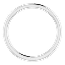 Charger l'image dans la galerie, Sterling Silver Band for 5.8 mm Round Ring
