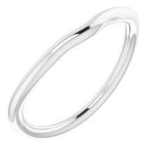 Charger l'image dans la galerie, Sterling Silver Band for 6.5 mm Round Ring
