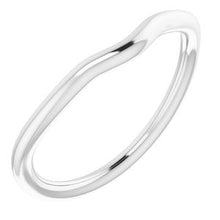 Charger l&#39;image dans la galerie, Sterling Silver Band for 8.2 mm Round Ring
