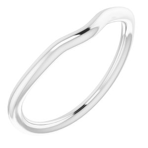 Sterling Silver Band for 8.2 mm Round Ring