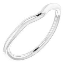 Charger l'image dans la galerie, Sterling Silver Band for 9 mm Round Ring
