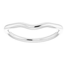 Charger l'image dans la galerie, Sterling Silver Band for 9.4 mm Round Ring
