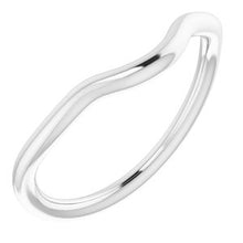 Charger l'image dans la galerie, Sterling Silver Band for 12 mm Round Ring
