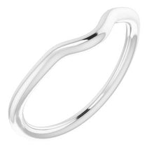 Charger l'image dans la galerie, Sterling Silver Band for 9x7 mm Oval Ring
