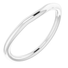 Charger l'image dans la galerie, Sterling Silver Band for 6x4 mm Emerald Ring
