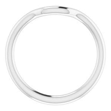 Charger l'image dans la galerie, Sterling Silver Band for 9x7 mm Emerald Ring
