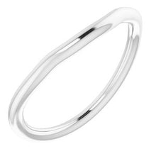 Charger l'image dans la galerie, Sterling Silver Band for 8 mm Square Ring
