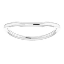 Charger l&#39;image dans la galerie, Sterling Silver Band for 9 mm Square Ring
