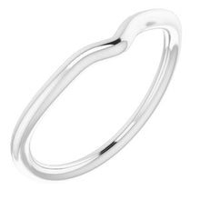 Charger l'image dans la galerie, Sterling Silver Band for 7x5 mm Pear Ring
